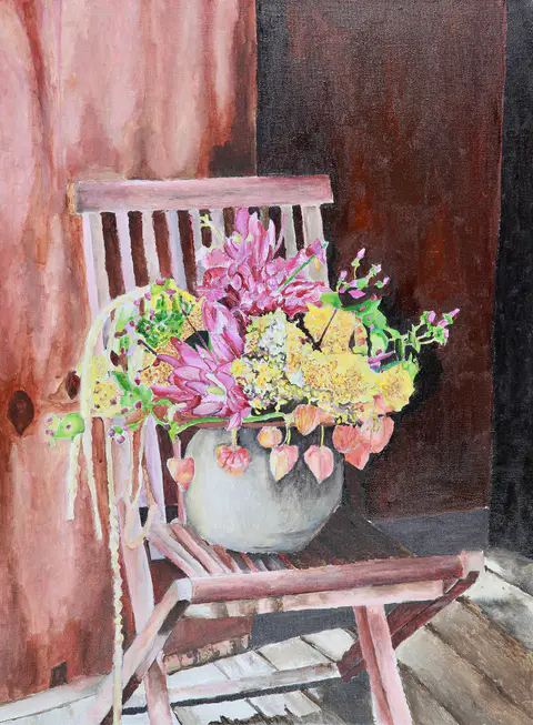 Saving a Seat (acrylic)